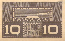 Estonia 10 Penni Geldschein, Undated (1919) VF/F (III) - Estland