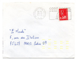 PUY De DOME - Dépt N° 63 = CLERMONT FERRAND PL GAILLARD 1973 = FLAMME SECAP Illustrée ' CODE POSTAL / Mot Passe' - Código Postal