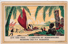 ILES FIDJI Dessin Du Missionnaire Ch Plessard - Fidji