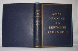 Reichs Handbuch Der Deutschen Gesellschaft - Contemporary Politics