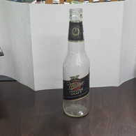Ceska-beer Bottle-miller Beer-GENUINE DRAFT-(4.7%)-(330ml)-used - Beer