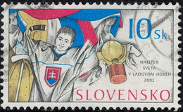 Slovaquie 2002 Oblitéré Used Champions Du Monde De Hockey Sur Glace SU - Used Stamps