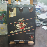 Ceska-muller-GENUINE DRAFT-(23/9/21)-(6pack Bottle)-A Set Of Bottles Of Miller Beers-this Is Box Foto-used - Otros & Sin Clasificación