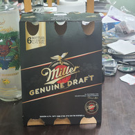 Ceska-muller-GENUINE DRAFT-(23/9/21)-(6pack Bottle)-A Set Of Bottles Of Miller Beers-this Is Box Foto-used - Andere & Zonder Classificatie