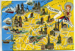 ( FLANDRE ET ARTOIS )( CARTE GEOGRAPHIQUE ) - Nord-Pas-de-Calais