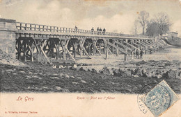 CPA 32 RISCLES PONT SUR L'ADOUR - Riscle