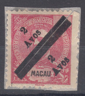 Portugal Macao Macau 1911 Mi#159 Mint Bisect On Piece - Unused Stamps