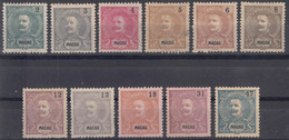 Portugal Macao Macau 1903 Mi#129-137 Mint/used Complete Set - Unused Stamps