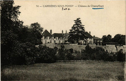 CPA AK CARRIERES-sous-Poissy - Chateau De Champfleuri (453154) - Carrieres Sous Poissy