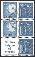 Schweden, 1957, Michel-Nr. 430+490, H.Blatt 23, Gestempelt - Gebraucht