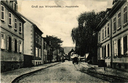 CPA AK Grusss Aus WINZENHEIM - Hauptstrasse (452268) - Wintzenheim