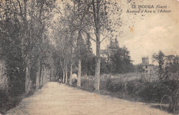 CPA 32 LE HOUGA AVENUE D'AIRE SUR ADOUR (cpa Rare - Autres & Non Classés