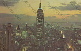 CARTOLINA  NEW YORK CITY,NEW YORK,STATI UNITI,THE EMPIRE STATE BUILDING,VIAGGIATA 1968 - Viste Panoramiche, Panorama