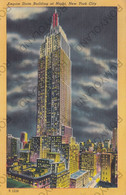 CARTOLINA  NEW YORK CITY,NEW YORK,STATI UNITI,EMPIRE STATE BUILDING,VIAGGIATA 1954 - Panoramic Views