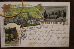 Ak 1902 Gruss Aus Welschbillig CPA DR Allemagne Deutsches Reich Litho - Other & Unclassified