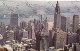 CARTOLINA  NEW YORK CITY,NEW YORK,STATI UNITI,LOOKING NORTHEAST FROM R.C.A.BUILDING,SHOWING CHRYSLER,VIAGGIATA 1959 - Multi-vues, Vues Panoramiques