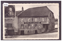 BOUDRY - HOTEL DU LION D'OR - MAISON NATALE DE MARAT - TB - Boudry