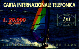 SCHEDA TELFONICA PONECARD TPL - SAILING GO CARD 27 B - Öff. Themen-TK