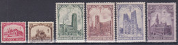 België 1928, Plakker MH, Fight Against Tuberculosis, Cathedrals - Unused Stamps