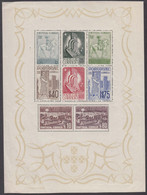 Portugal 1940 World Exhibition Mi#Block 2 Mint Never Hinged - Unused Stamps