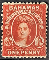 BAHAMAS 1862 - MLH - Sc# 5 - 1d - 1859-1963 Colonia Británica