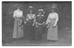 Jeunes Femmes En 1913  Photo Carte Envoyée De Moresnet (belge) Altenberg  (vers H. François ) - Anonyme Personen