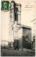 CP - Belgique Ath L'Eglise St Julien Avec Timbre De France 10c Pasteur De 1924 - Ath