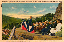 Tennessee Great Smoky Mountains Rainbow Dedication With President Roosevelt Speaking - Smokey Mountains