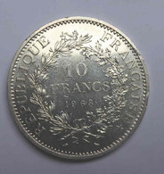 1 Piéce 10 Francs Argent Hercule 1968 - K. 10 Francos