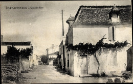 CPA Port D'Envaux Charente Maritime, Grande Rue, Straßenpartie In Der Ortschaft, Häuser - Otros Municipios