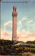 Massachusetts Cape Cod Provincetown Pilgrim Memorial Monument 1957 - Cape Cod