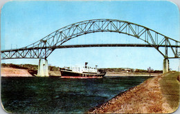 Massachusetts Cape Cod Boat Passing Under Sagamore Bridge On Cape Cod Canal - Cape Cod