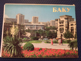 Azerbaijan. Baku  Capital - 10PCs - Big Lot. Golden Letters Edition Old Pc 1980s - Azerbaïjan