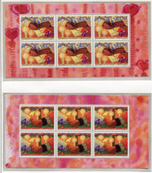 GREENLAND 1999 Christmas Booklet Panes MNH / **.  Michel 344-45 - Unused Stamps