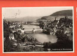 DHC-27 Laufenburg Mit Rheinbrücke.  Frobenius 2099 Gelaufen Nach Bottmingen - Laufenburg 