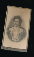##R Photographie Photo CDV Hanoï Dieulefils  Portrait De Femme élégante  - 10.5 X 6.5cm - Old (before 1900)