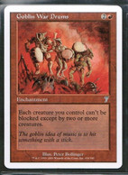 MAGIC The GATHERING  "Goblin War Drums"---7th EDITION (MTG-105-1) - Autres & Non Classés