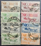 ROMANIA 1903 - Canceled - Sc# 158-165 - Complete Set! - Gebruikt