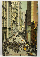 BROAD STREET LOOKING NORTH, NEW YORK CITY NY NYC Postcard - Broadway