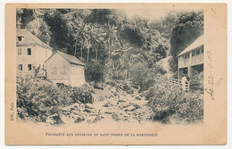 CPA - SAINT PIERRE (MARTINIQUE) - Propriété Aux Environs De Saint Pierre De La Martinique - Other & Unclassified