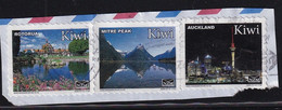 New Zealand, Coverpiece, 3 Stamps Kiwi-post - Used Stamps
