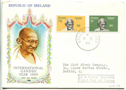 International Gandhi Year, FDC Ireland - Mahatma Gandhi