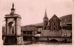 CPA AK SEYSSEL Le Pont La Madone Et L' Église (486066) - Seyssel