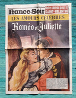 Roméo Et Juliette - 4 Pages Spécial St Valentin Parues Dans France-Soir En 1997 - Gordeaux Reschofsky - Platten Und Echtzeichnungen