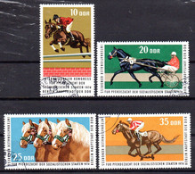 (DDR-BM1) DDR "Internationaler Kongreß Für Pferdezucht Der Sozialistischen Staaten"  Mi 1969/72 , Sauber Gestempelt - Used Stamps