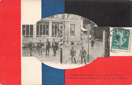 88 Col De La Schlucht Frontiere Franco Allemande Soldats Militaires Douaniers Cpa Cachet 1910 - Other Municipalities