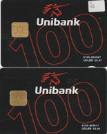 Denmark, DD 086a And 086b, Unibank Bolig, Only 5000 And 4.881 Issued, 2 Scans. - Dänemark