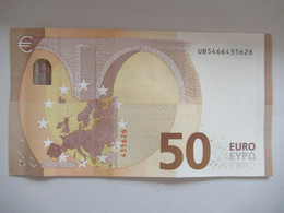 50 Euro-Schein UB Unc.Draghi, - 50 Euro