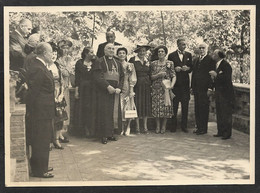 1930s - ORIGINAL PHOTOGRAPH STUDIO FOTOGRAFICO VASARI, ROMA - PHOTO BRENNERO  - CARDENAL & ARISTOCRACY - Signed Photographs