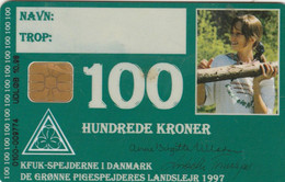 Denmark, DD 148, Green Scout, Only 12387 Issued, 2 Scans.   Scout Card : SPC-DK-003 - Dänemark